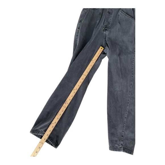 Free People Denim Utility Jumpsuit Short Sleeve Zip Front XL - Picture 5 of 5